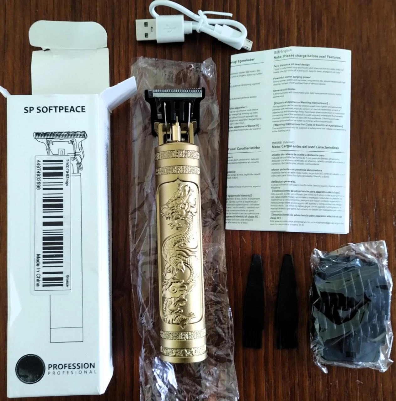 Aparador Corporal Novo Dourado + Acessórios